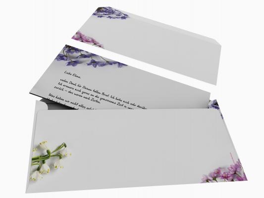 Spring Flowers Stationery  Writing paper